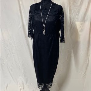 Black cocktail dress